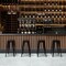 Basicwise 30-inch Backless Metal Bar Stool Stackable Heavy-Duty Counter-Height Chair for Home Bars Patios Kitchen Islands Cafes Restaurants Bistros and Dining Areas for Indoor & Outdoor Use